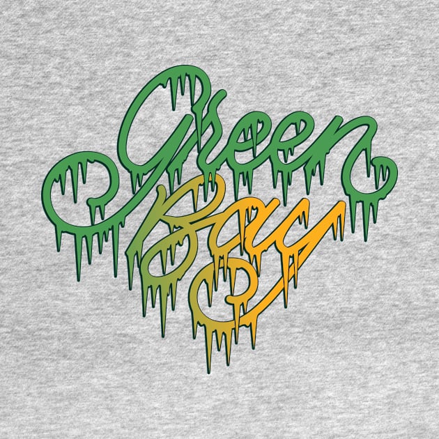 Green Bay Cold Icicle Lettering by polliadesign